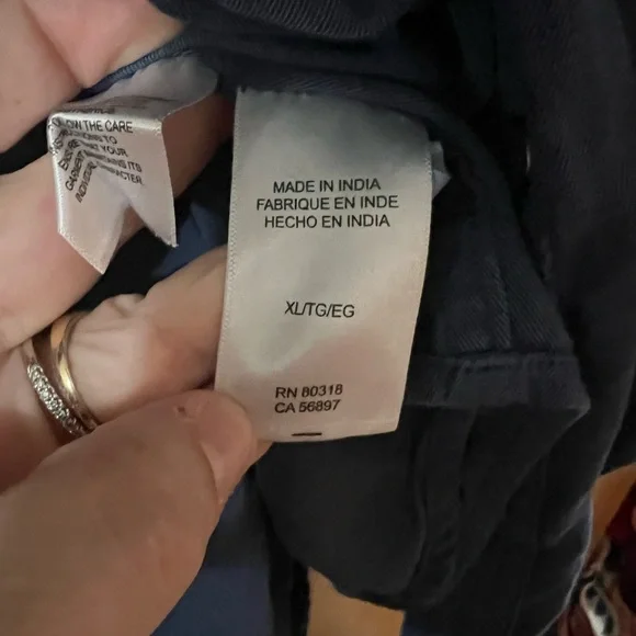 Lucky Brand Long Sleeve Double Pockets Button Up Shirt Size XL Blue​​